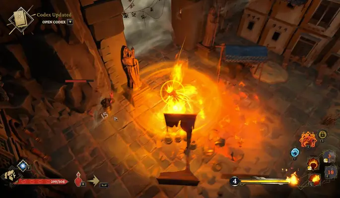 Last Loremaster combat